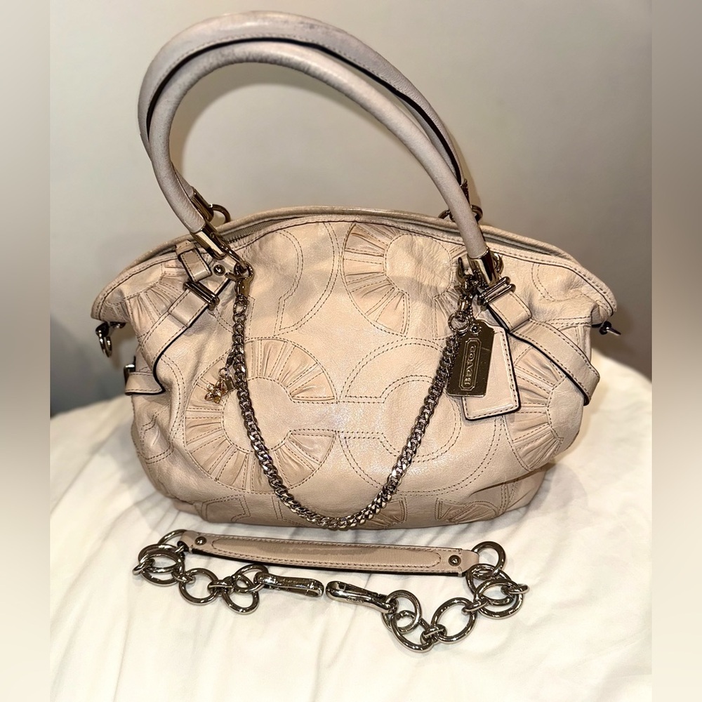 COACH MONOGRAM SHOULDER BAG